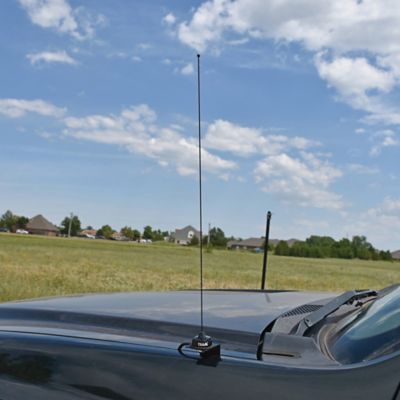 Image showing  200-Watt Pretuned 150 MHz to 162 MHz Black-Nut-Type Quarter-Wave Antenna with NMO Mounting