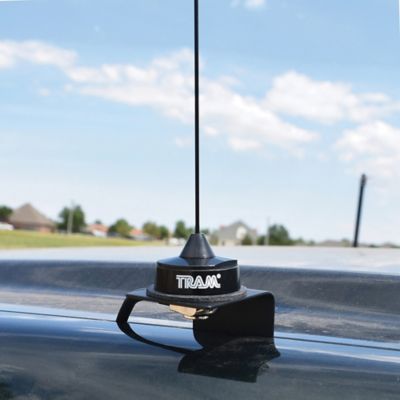 Image showing 5 th Tram 200-Watt Pretuned 150 MHz to 162 MHz Black-Nut-Type Quarter-Wave Antenna with NMO Mounting