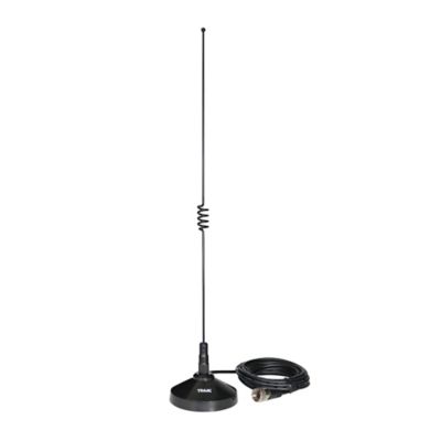 Image showing  100-Watt Pretuned Dual-Band 144-148 MHz VHF/435-450 MHz UHF Antenna Kit with Magnet Mount and Cable
