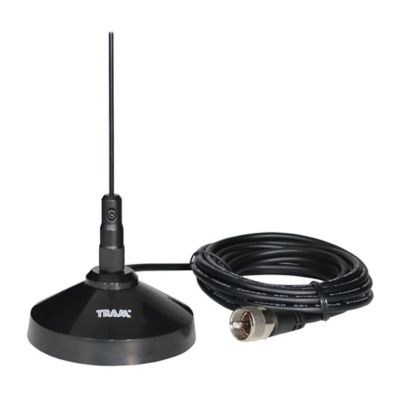 Image showing  100-Watt Pretuned Dual-Band 144-148 MHz VHF/435-450 MHz UHF Antenna Kit with Magnet Mount and Cable
