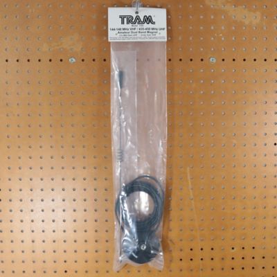 Image showing 7 th Tram 100-Watt Pretuned Dual-Band 144-148 MHz VHF/435-450 MHz UHF Antenna Kit with Magnet Mount and Cable