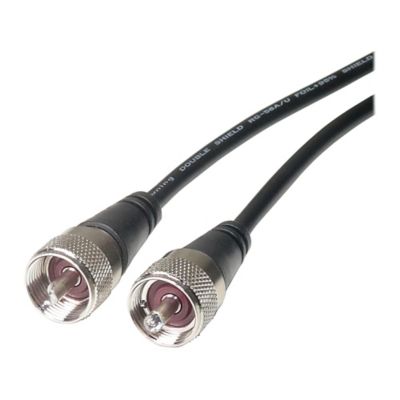 Image showing  CB Antenna Coaxial Cable Assembly with Preinstalled UHF PL-259, 18 ft.