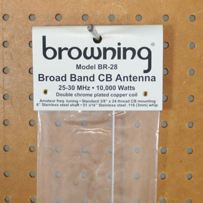 Image showing 7 th Browning 10,000-Watt High-Performance 25 MHz to 30 MHz Broad-Band Round-Coil CB Antenna, 63 in. Tall