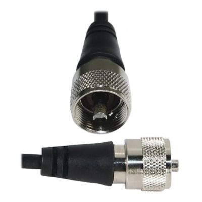 Image showing  UHF Strong 2-1/2 in. NMO Magnet Mount for High Frequencies, 12 ft. Cable with PL-259 Connector, Black