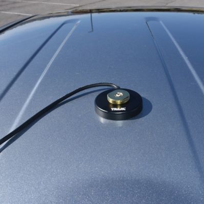 Image showing  UHF Strong 2-1/2 in. NMO Magnet Mount for High Frequencies, 12 ft. Cable with PL-259 Connector, Black