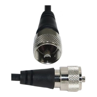 Image showing  UHF Strong 2-1/2 in. NMO Magnet Mount for High Frequencies, 12 ft. Cable with PL-259 Connector, Chrome