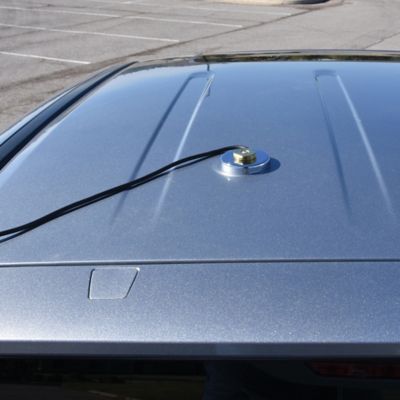 Image showing  UHF Strong 2-1/2 in. NMO Magnet Mount for High Frequencies, 12 ft. Cable with PL-259 Connector, Chrome