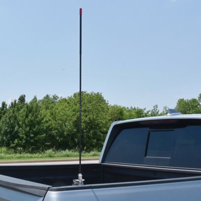 Image showing 5 th Tram 1,500-Watt 26-MHz to 29-MHz Fiberglass Whip CB AM/FM/SSB Antenna (3 ft., Black)