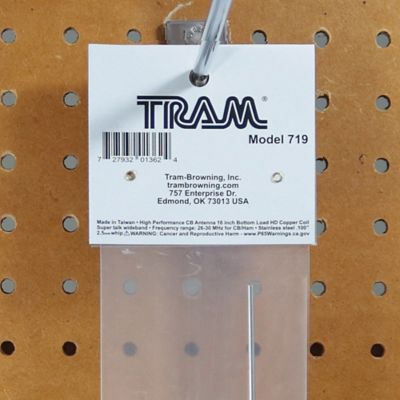 Image showing 7 th Tram High-Power 3,000-Watt CB Antenna with 16 in. Bottom Load Heavy-Duty Copper Coil