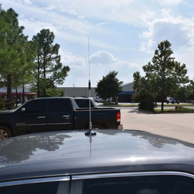 Image showing  Center-Load Stainless Steel Whip CB Magnet-Mount Antenna Kit with 3-1/2 in. Magnet and Cable