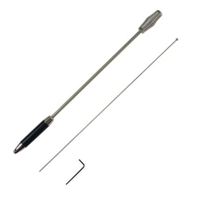 Image showing 8 th Tram Center-Load Stainless Steel Whip CB Magnet-Mount Antenna Kit with 3-1/2 in. Magnet and Cable