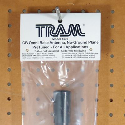 Image showing 9 th Tram 500-Watt 26 MHz to 30 MHz No-Ground Mini CB Base Antenna for Vehicle, Mast, or Attic Mounting, 1499