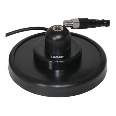 Image showing  1,500-Watt 26-MHz to 29-MHz 3 ft. Black Fiberglass Whip CB AM/FM/SSB Magnet-Mount Antenna Kit