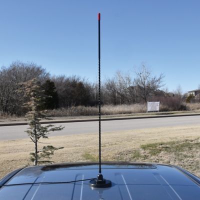 Image showing 6 th Tram 1,500-Watt 26-MHz to 29-MHz 3 ft. Black Fiberglass Whip CB AM/FM/SSB Magnet-Mount Antenna Kit