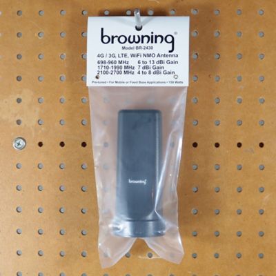 Image showing 6 th Browning Wide-Band 4G/3G LTE Wi-Fi High-Gain Low-Profile Cellular Antenna with NMO Mounting, 5-1/2 in. Tall