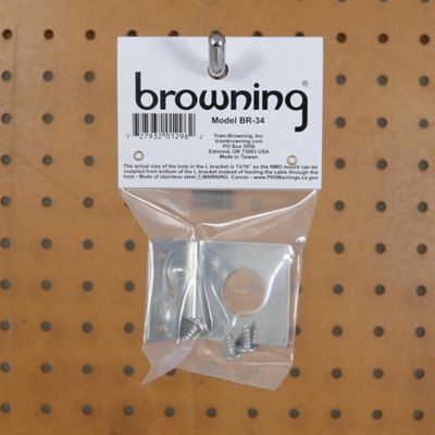 Image showing 7 th Browning 3/4 in. NMO-Mount Stainless Steel L Bracket, BR-34