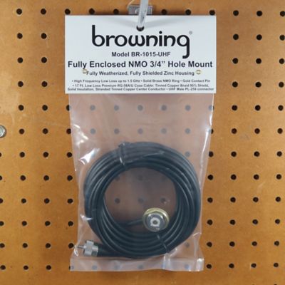 Image showing  3/4 in. Fully Enclosed NMO Hole Mount with Preinstalled UHF Male PL-259 Connector