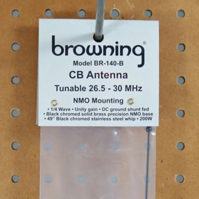 Image showing 6 th Browning 200-Watt 450 MHz to 470 MHz 3-dBd-Gain UHF Antenna with Spring and NMO Mounting