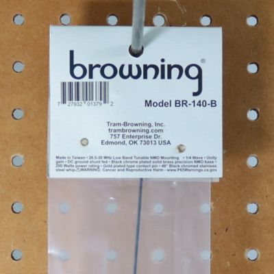 Image showing 7 th Browning 200-Watt 450 MHz to 470 MHz 3-dBd-Gain UHF Antenna with Spring and NMO Mounting