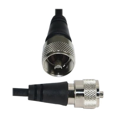 Image showing  3-5/8 in. NMO Magnet Mount with Rubber Boot and Preinstalled UHF PL-259 Connector, Chrome