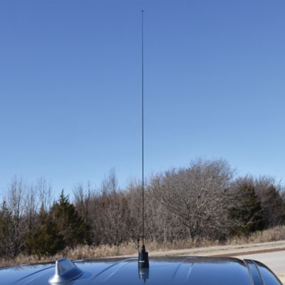 Image showing  200-Watt Pretuned Wide-Band 144 MHz to 174 MHz 2.4-dBd-Gain VHF Black Antenna with NMO Mounting
