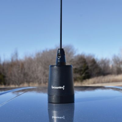 Image showing  200-Watt Pretuned Wide-Band 144 MHz to 174 MHz 2.4-dBd-Gain VHF Black Antenna with NMO Mounting