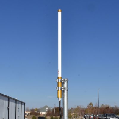Image showing  450MHz to 470MHz Pretuned Land Mobile Fiberglass Omni Base Antenna, 26 in. H
