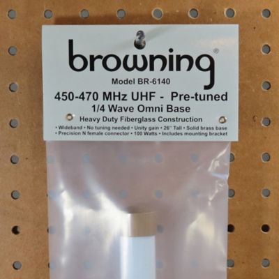 Image showing 8 th Browning 450MHz to 470MHz Pretuned Land Mobile Fiberglass Omni Base Antenna, 26 in. H