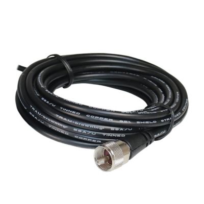 Image showing  NMO Mirror Mount Kit with 17 ft. Coaxial Cable