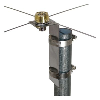 Image showing  NMO Mount to UHF-Female Connector Ground Plane Kit