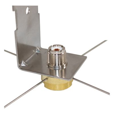 Image showing  NMO Mount to UHF-Female Connector Ground Plane Kit