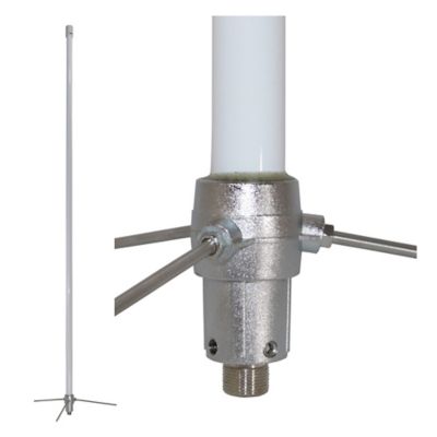 Tram 200W Pretuned 400-495 MHz UHF Fiberglass Base Antenna with 50-Ohm SO-239 Connector, 39 in. Stainless Steel