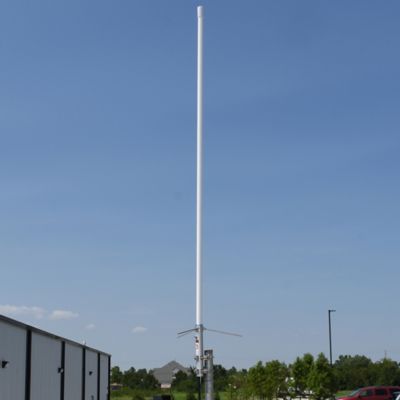 Image showing  200W Pretuned 400-495 MHz UHF Fiberglass Base Antenna with 50-Ohm SO-239 Connector, 39 in. Stainless Steel