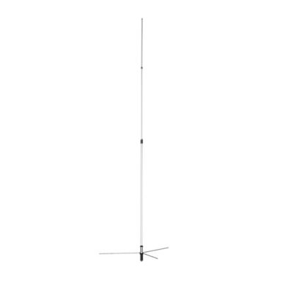 Image showing  200-Watt Dual-Band 3-Section Fiberglass Base Antenna with 50-Ohm UHF SO-239 Connector, 17 ft. Tall, White