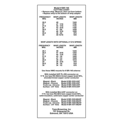 Image showing 9 th Browning 200-Watt Low-Band 26.5 MHz to 30 MHz Unity-Gain UHF Antenna with NMO Mounting, Silver Base