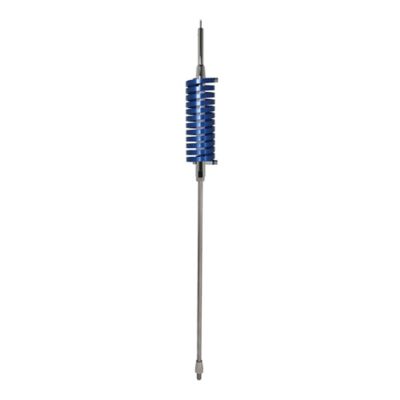 Image showing  15,000-Watt Flat-Coil CB Antenna with 16 in. Shaft, 68 in. Tall, Blue