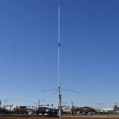 Image showing 7 th Tram 200-Watt 136 MHz to 174 MHz 6-dBd-Gain Aluminum Base Antenna with 50-Ohm UHF SO-239 Connector, 10 ft.