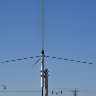 Image showing 8 th Tram 200-Watt 136 MHz to 174 MHz 6-dBd-Gain Aluminum Base Antenna with 50-Ohm UHF SO-239 Connector, 10 ft.