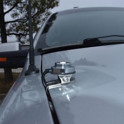 Image showing  Adjustable Trunk Mount with Preinstalled UHF PL-259 Connector with FME-Female Attached, Fits up to 3/8 in. Surface