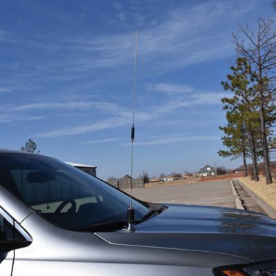Image showing  144 to 148 MHz/430 to 450 MHz Center Load Amateur Dual Band NMO Antenna, Chrome