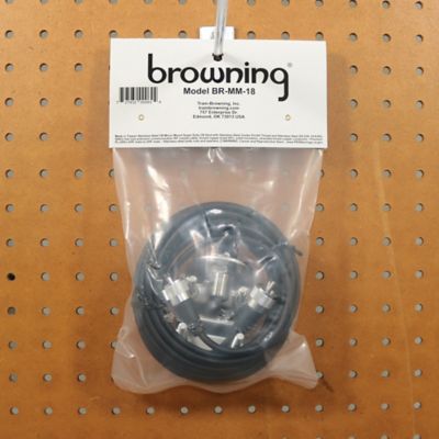 Image showing 5 th Browning Mirror Mount Kit for CB Antenna with 18 ft. Coaxial Cable and Preinstalled UHF PL-259 Connectors