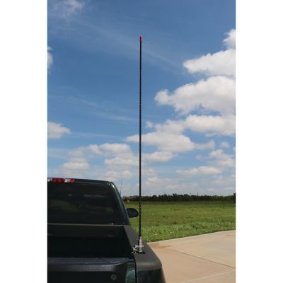 Image showing  1,500-Watt 26-MHz to 29-MHz Fiberglass Whip CB AM/FM/SSB Antenna (4 ft., Black)