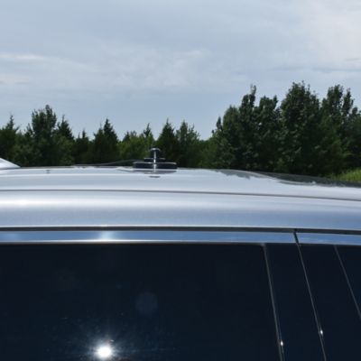 Image showing 7 th Tram 5 in. Black Steel NMO Magnet Mount with RG58 Coaxial Cable and UHF PL-259 Connector