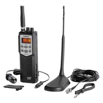 Image showing  Pro Series 40-Channel Handheld CB Radio with Magnet-Mount Antenna, Black