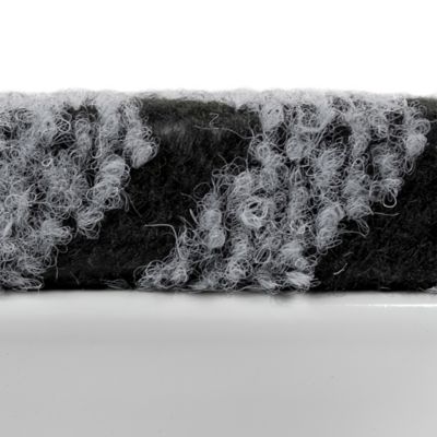 Image showing  75 lb. Capacity Steel 4-Wheel Heavy-Duty Cart, Carpeted with Removable Side Rails