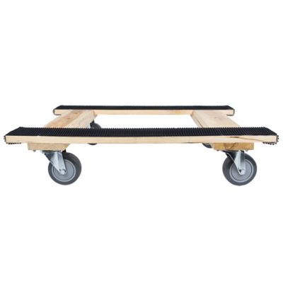Image showing  800 lb. Capacity Wood 4-Wheel Dolly, Piano H Style