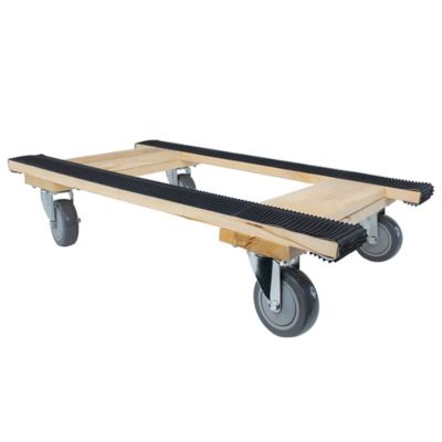 Image showing 5 th Monster Trucks 800 lb. Capacity Wood 4-Wheel Dolly, Piano H Style