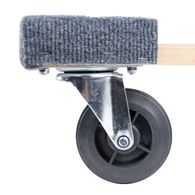 Image showing 5 th Monster Trucks 800 lb. Capacity Wood 4-Wheel Dolly, Carpeted