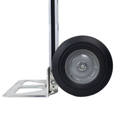 Image showing  660 lb. Capacity 2-Wheel TUFF MAXX Aluminum Hand Truck with Solid Rubber Tires and Pin Handle