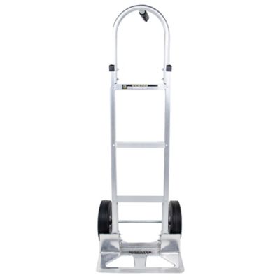 Image showing  660 lb. Capacity 2-Wheel TUFF MAXX Aluminum Hand Truck with Solid Rubber Tires and Pin Handle